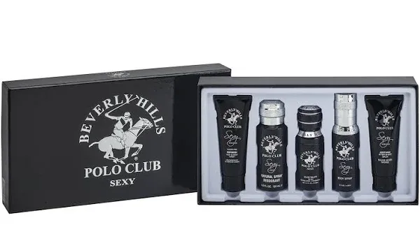 Beverly Hills-Polo Club-Sexy 5 Piece Gift Set Collection. Everything a man NEEDS