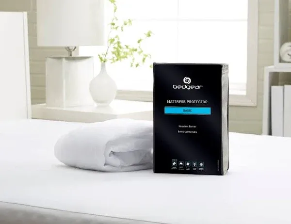 King Basic Mattress Protector - Lightweight, Noiseless, and Waterproof Fabric Co