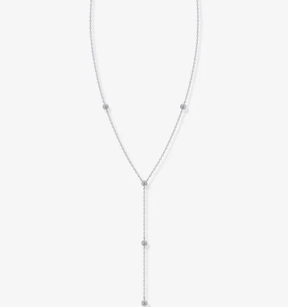 Lariat Station Necklace