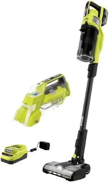 Ryobi ONE+HP 18V Brushless Mesh Filter Pet Stick Vac with Dual-Roller(TOOL ONLY)