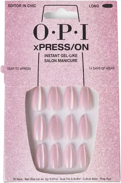 OPI xPRESS/ON Special Effect Press On Nails - Editor in Chic