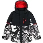 Spyder Boys Impulse Synthetic Down Ski Jacket, Black Combo - 8