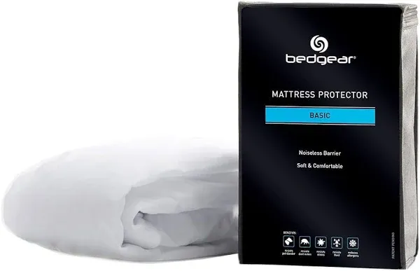 King Basic Mattress Protector - Lightweight, Noiseless, and Waterproof Fabric...