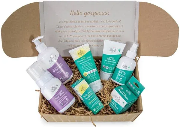 Earth Mama Baby Love Gift Set|Organic Baby Essentials Skin Care, Baby Lotion ...