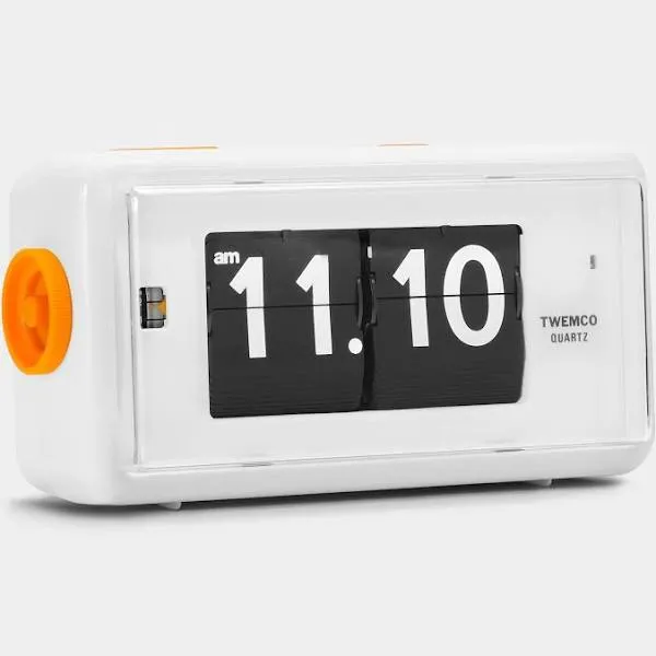 Twemco AL-30 Analog Flip Clock with Alarm