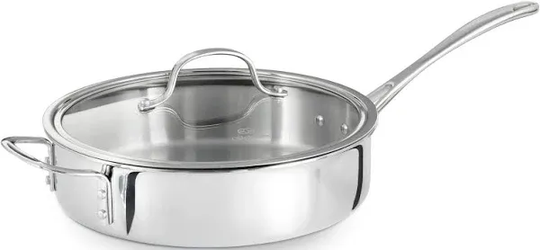 Calphalon Tri-Ply Stainless Steel 3-Quart Saute Pan with Cover