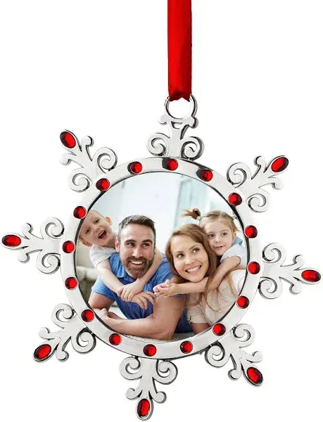 Joiedomi Snowflake Photo Frame Ornament