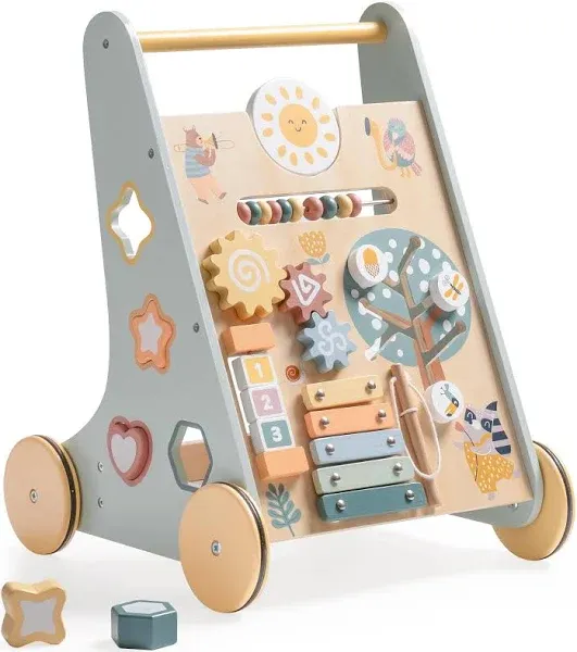 Robotime Wooden Baby Walker