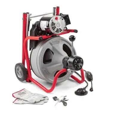 Ridgid 27013 K-400 Drain Cleaning Machine w/ 1/2"x75' Cable