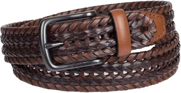 Columbia Men's Braided Leather Belt