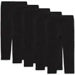 Baby Girls And Toddler Girls Leggings,Black 5 Pack,18-24MONT<wbr/>H