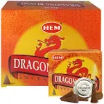 Trumiri Dragon's Blood Incense Cones and Cone Incense Burner Bundle Insence Insense Hem Incense