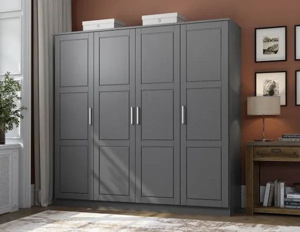 Palace Imports Cosmo 4-Door Wardrobe