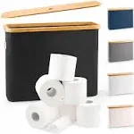 Lonbet - Toilet Paper Basket - Storage - The 12 rolls, Black 