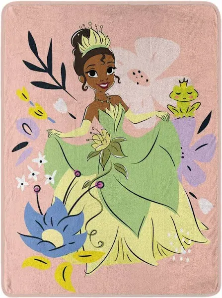 Northwest Princess and The Frog Micro Raschel Throw Blanket