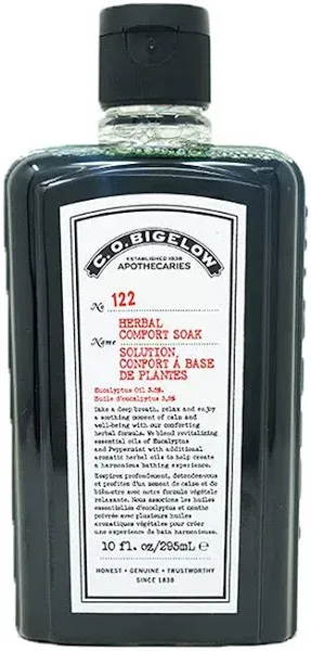 C.O. Bigelow Herbal Comfort Soak No 122 with Eucalyptus 10oz