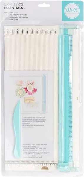 We R Memory Keepers Trim and Score Board, Includes 12x12 Inch Board and One Scor