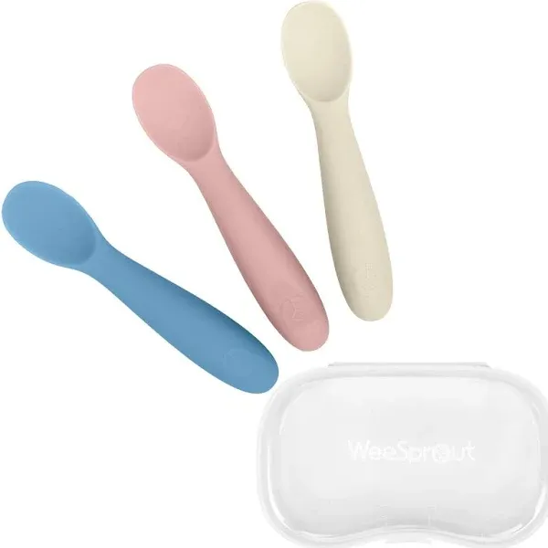 Silicone Baby Spoons for Self Feeding