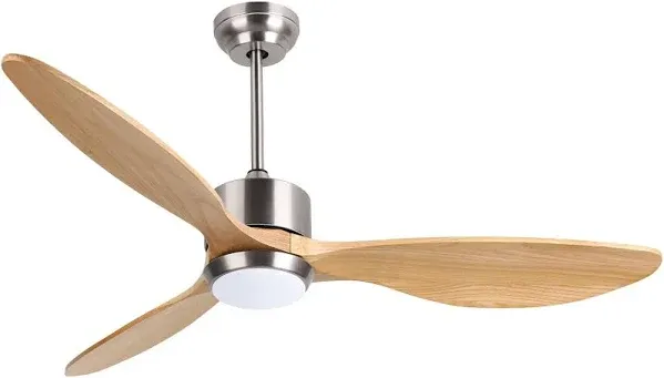 Ovlaim 52 Inch Solid Wood Ceiling Fans with Lights Remote 52 INCH, Light