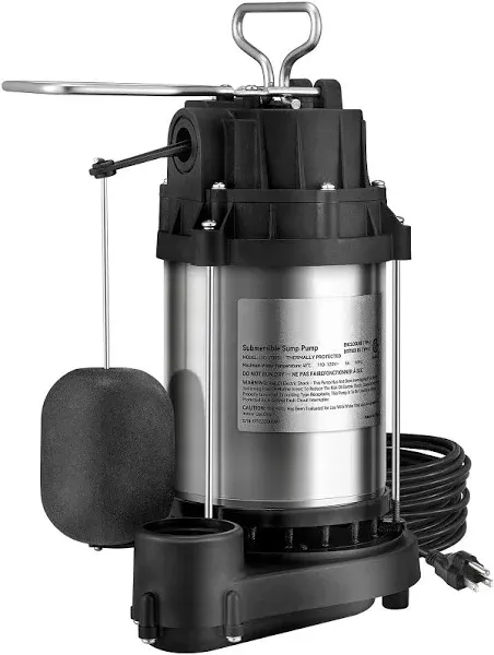 VEVOR 1/2 HP Submersible Sump Pump