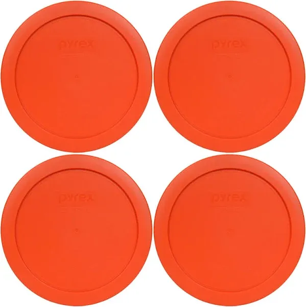 Pyrex 7201-PC Round 4 Cup Storage Lids for Glass Bowls