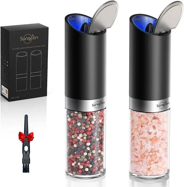 Sangcon Electric Salt and Pepper Grinder Set