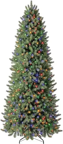 Evergreen Classics 9 Foot Christmas Tree, 750 Remote LED Lights (For Parts)