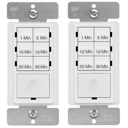 Enerlites Countdown Timer Switch Bathroom Fans