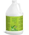 Seven Minerals Organic Aloe Vera Gel - 1 Gallon - with 100% Pure Aloe from Freshly Cut Aloe Plant, Not Powder - No Xanthan, So It Absorbs Rapidly with