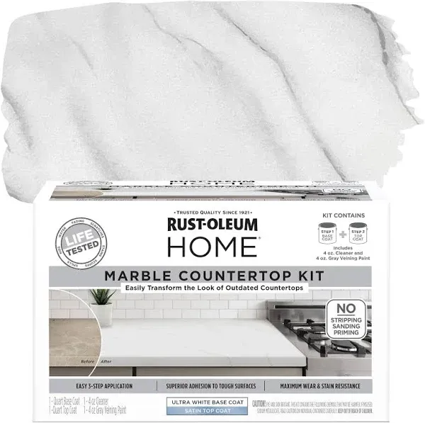 384964 Home Marble Countertop Coating Kit, White