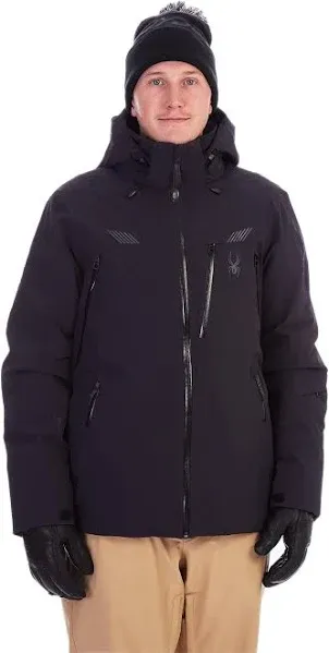 Spyder Men's Leader Insulated Hooded Ski Snow Jacket