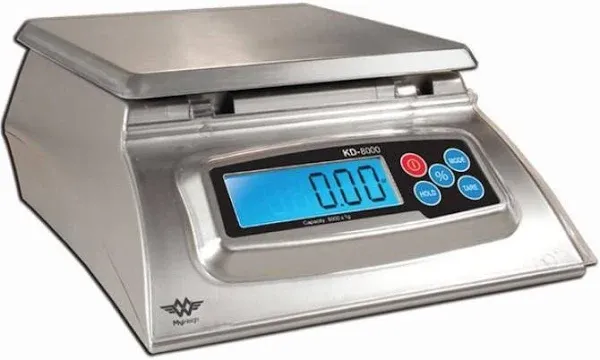 KD-8000 Digital Food Scale, Stainless Steel, Silver