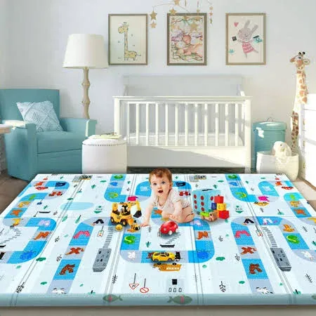 Gimars 79" x71" XL BPA Free Baby Play Mat