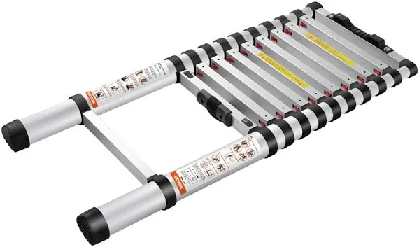 VEVOR Telescoping Ladder Aluminum Extension 12.5 ft