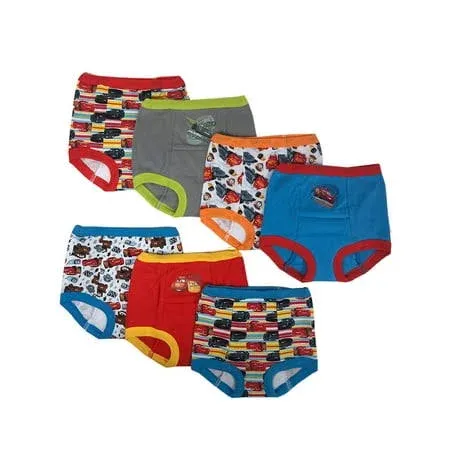 Disney Boys&#039; Toddler Cars 7 Pack Training Pants