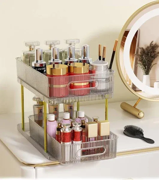 Colorsmoon 2-Tier Makeup and Skincare Organizers