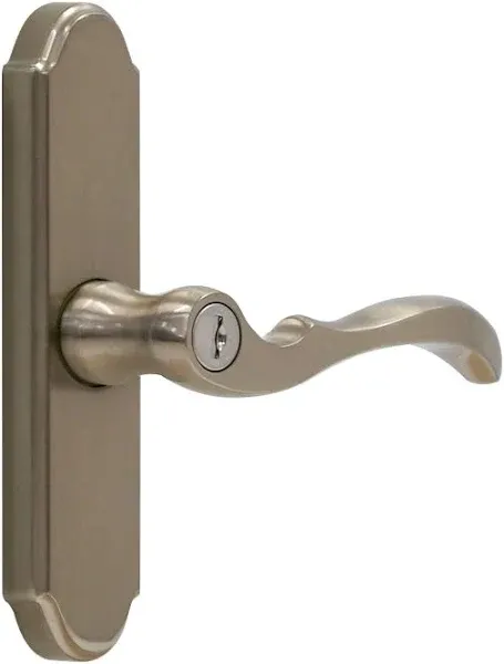 Certified Storm Door M2 Mortise Handle Set, Brushed Nickel a