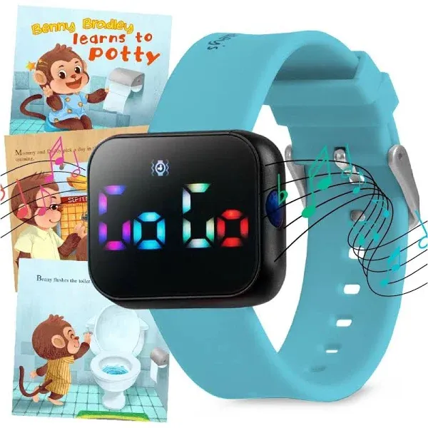 Potty Training Watch for V2 – A Water Resistant Potty Reminder Device for Boy...