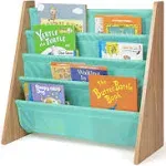 Humble Crew Kids Bookshelf 4 Tier Book Organizer