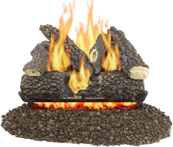 Pleasant Hearth Arlington Ash Vented Gas Log Set