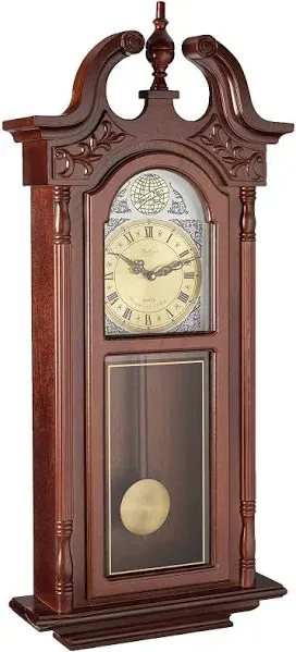 Bedford Clock Collection Clock, Cherry Oak