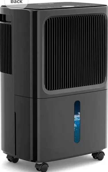 VEAGASO VG800 - 2,500 Sq.Ft Dehumidifier with Drain Hose, Black