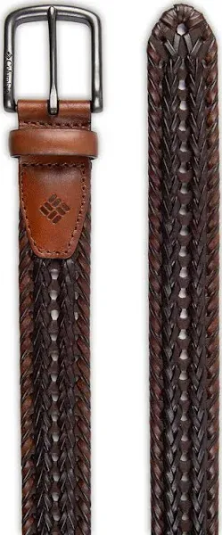 Columbia Men's Braided Leather Belt