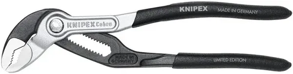 KNIPEX Tools 87 99 180 S01 2024 Holiday Bicolor Cobra® Water Pump Pliers, 7-1/4"