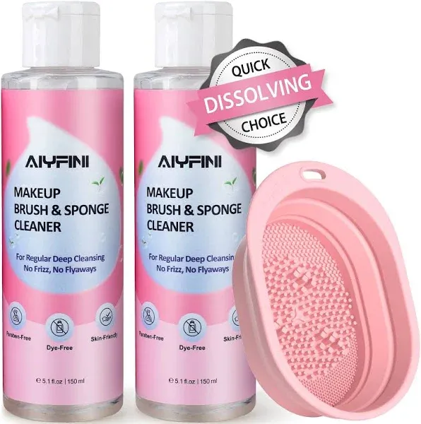 Alyfini Makeup Brush Cleaner Solution Concentrate