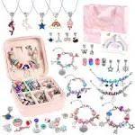 Ellener Charm Bracelet Jewelry Making Kit for Girls, Ready to Gift, Fun and Eas