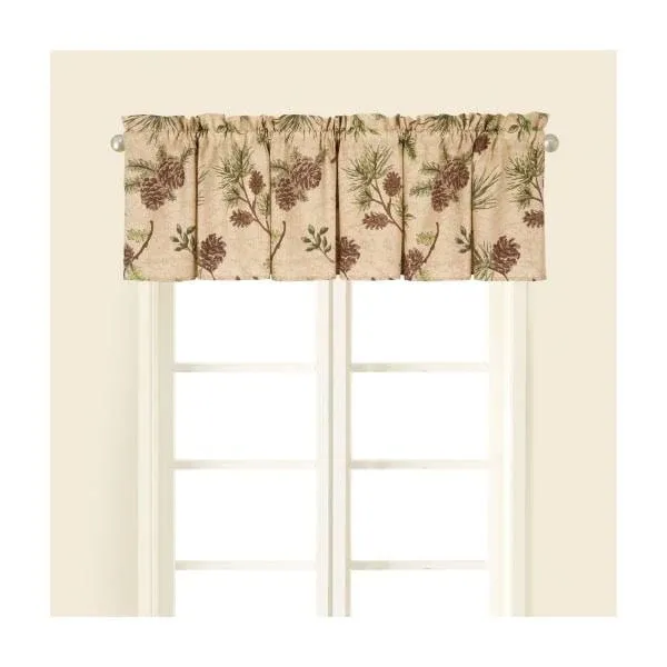 C&F Home Woodland Retreat Tailored Valance Set of 2