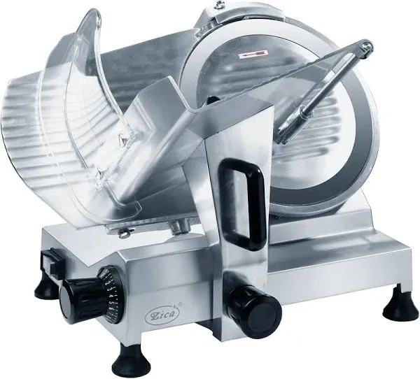 VEVOR 240W Commercial Electric Meat Slicer 10 inch Carbon Steel Blade Electric Food Slicer