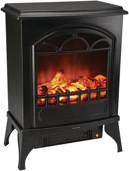 750/1500 Watt Wood Stove Style Electric Heater