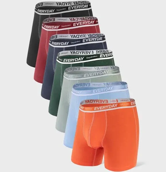 Separatec Men's Comfortable Soft Cotton Dual Pouch Colorful Underwear